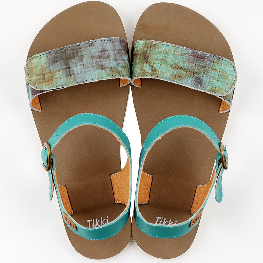 Sandales Tikki VIBE Leather Tropical Storm Femme | EPG-72454943