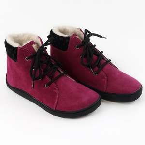 Bottines Tikki BEETLE Leather Fuxia Femme | BJO-75680687