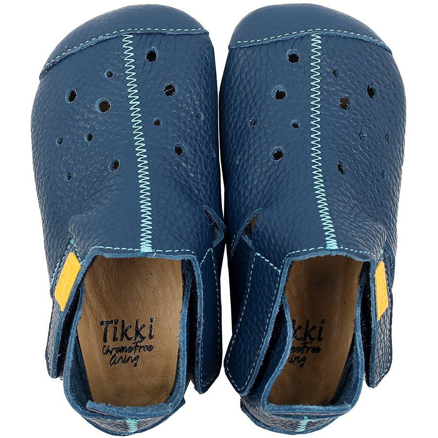 Chaussures Tikki ZIGGY V1 Leather Bleumarin Adultes | KIR-90866675