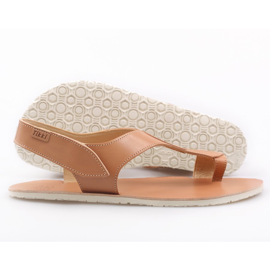 Sandales Tikki SOUL Leather Tan Femme | YVR-78416900