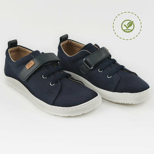 Chaussures Tikki HARLEQUIN Vegan Navy Bébé | JQO-43652443