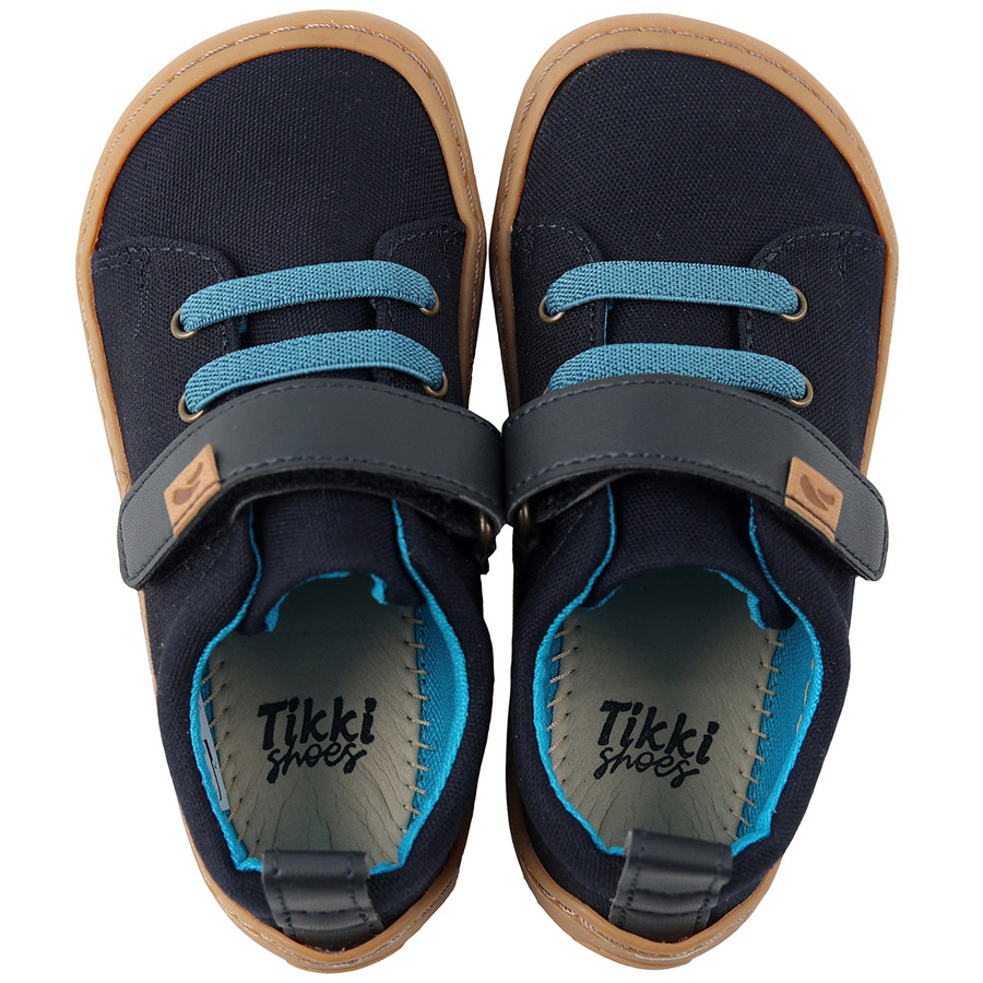 Chaussures Tikki HARLEQUIN Vegan Deep Blue Bébé | QJE-98884934