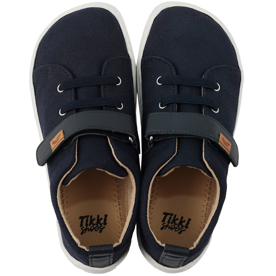 Chaussures Tikki HARLEQUIN Vegan Navy Bébé | JQO-43652443