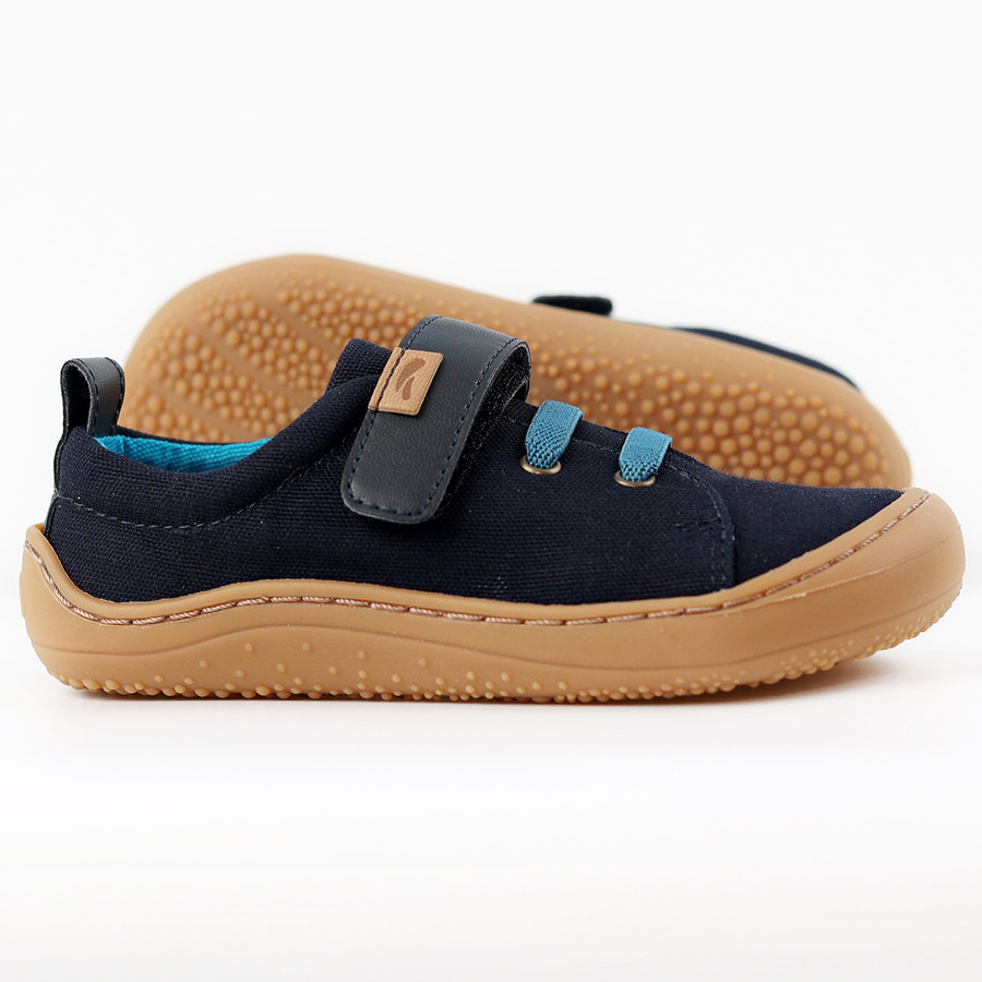 Chaussures Tikki HARLEQUIN Vegan Deep Blue Bébé | QJE-98884934