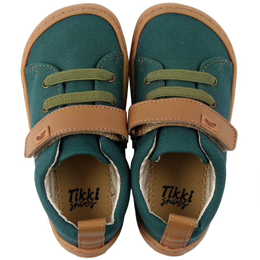 Chaussures Tikki HARLEQUIN Vegan Green Bébé | LGX-65607975