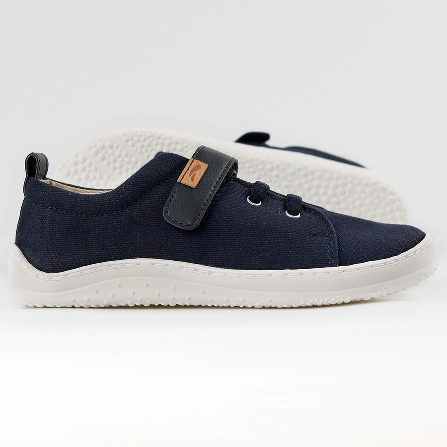 Chaussures Tikki HARLEQUIN Vegan Navy Bébé | JQO-43652443