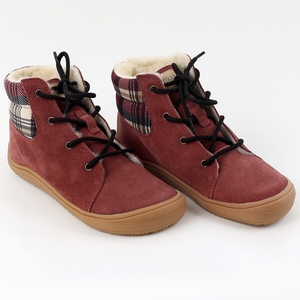 Bottines Tikki BEETLE Leather Bordeaux Bébé | ZLC-80412897