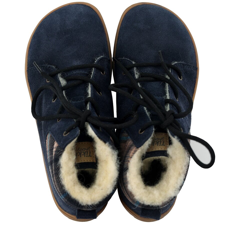 Bottines Tikki BEETLE Leather Blue Bébé | CXL-18956484