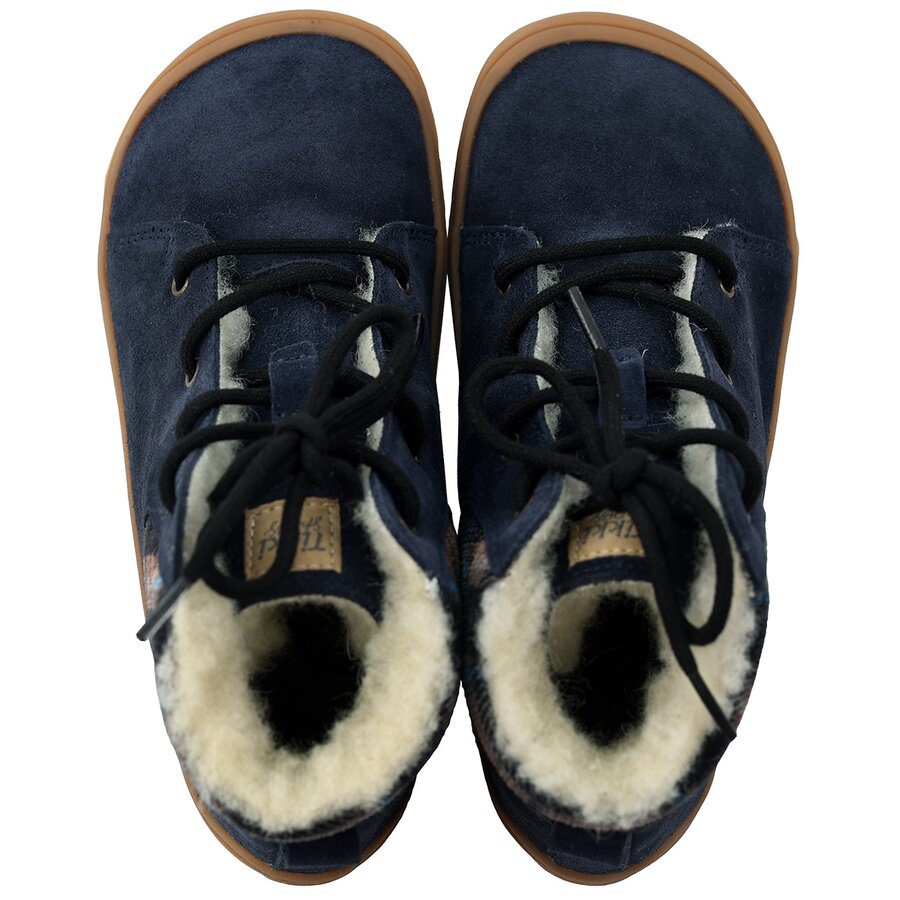 Bottines Tikki BEETLE Leather Blue Bébé | ORJ-51918384