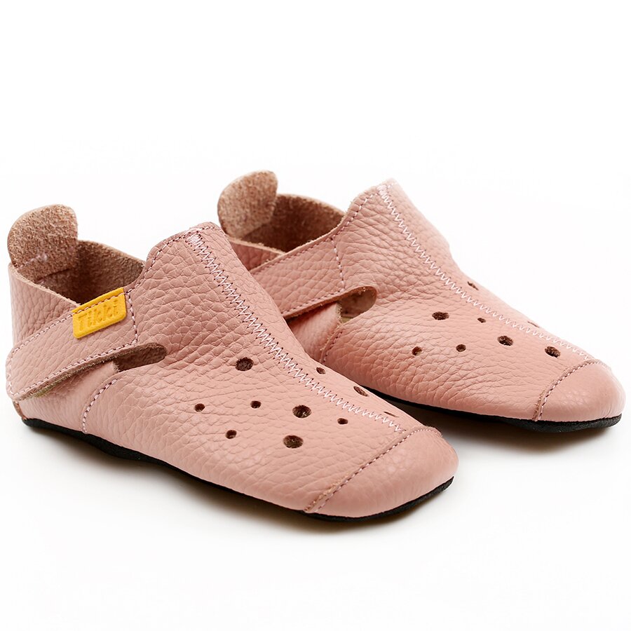 Chaussures Tikki ZIGGY V2 Leather Rose Bébé | WOM-36829159