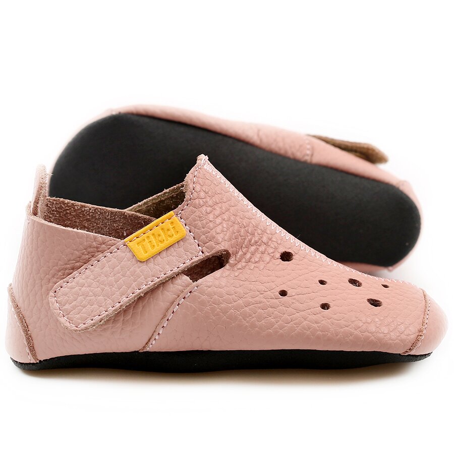 Chaussures Tikki ZIGGY V2 Leather Rose Bébé | WOM-36829159