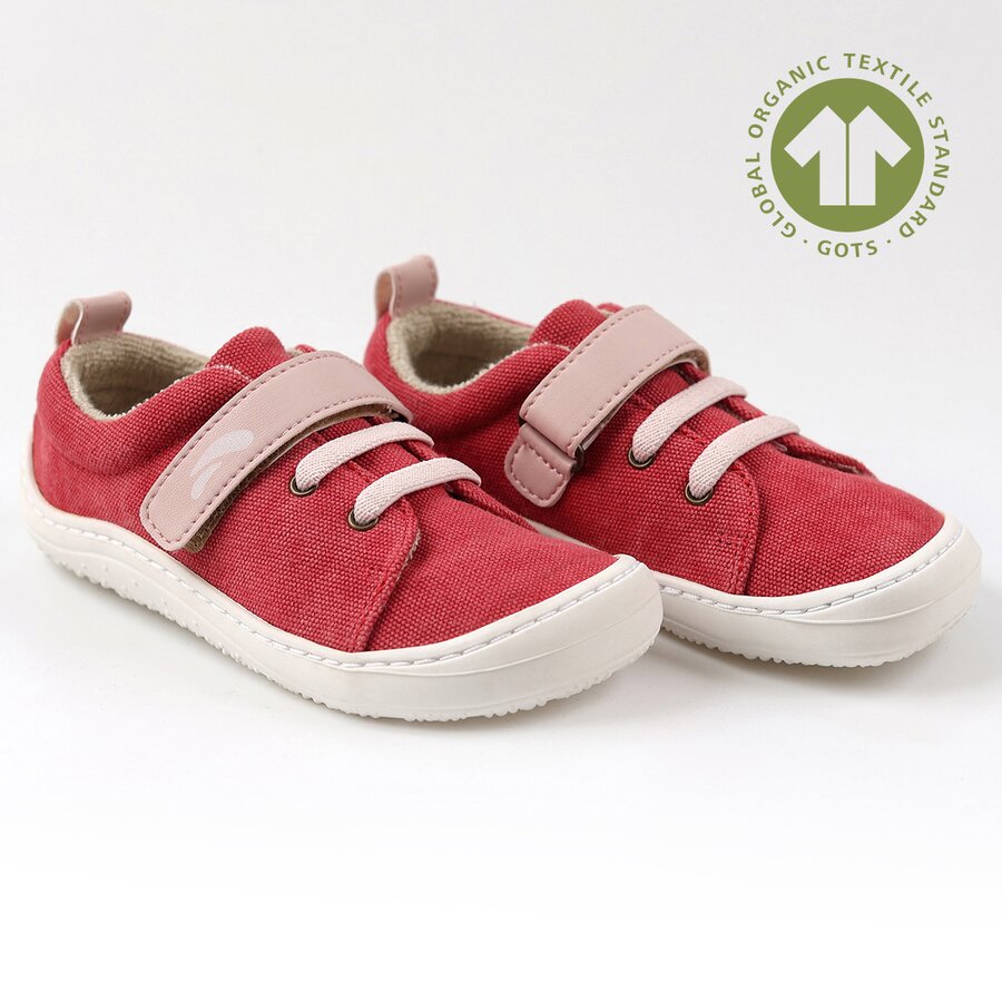 Chaussures Tikki HARLEQUIN Vegan Scarlet Bébé | KIQ-92171543