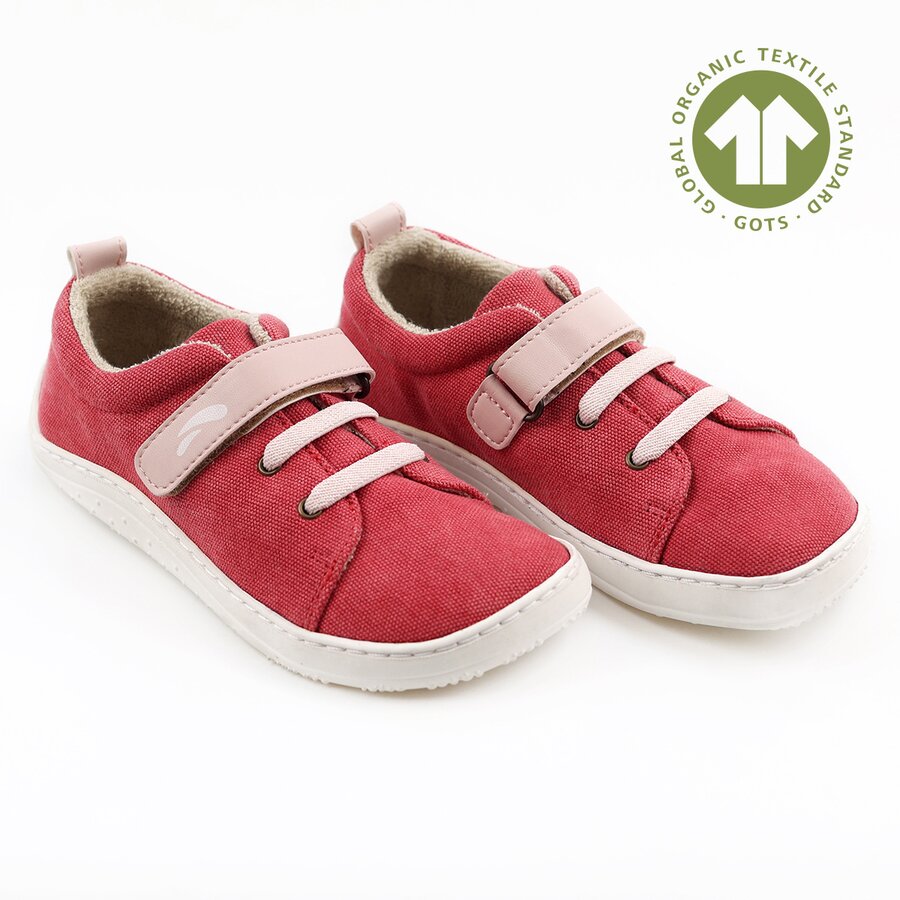 Chaussures Tikki HARLEQUIN Vegan Scarlet Bébé | WUZ-47837602