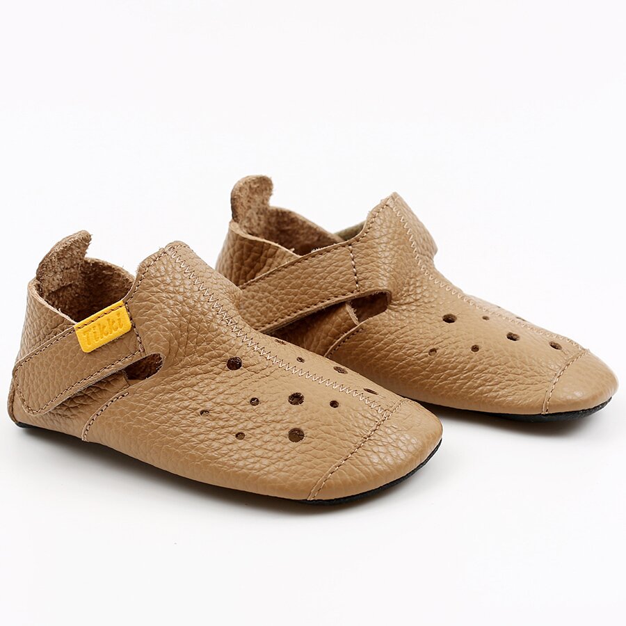 Chaussures Tikki ZIGGY V2 Leather Cappuccino Bébé | LIO-55020007