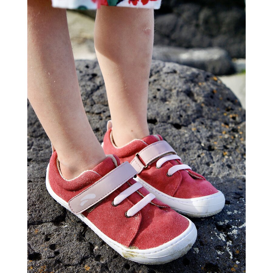 Chaussures Tikki HARLEQUIN Vegan Scarlet Bébé | KIQ-92171543