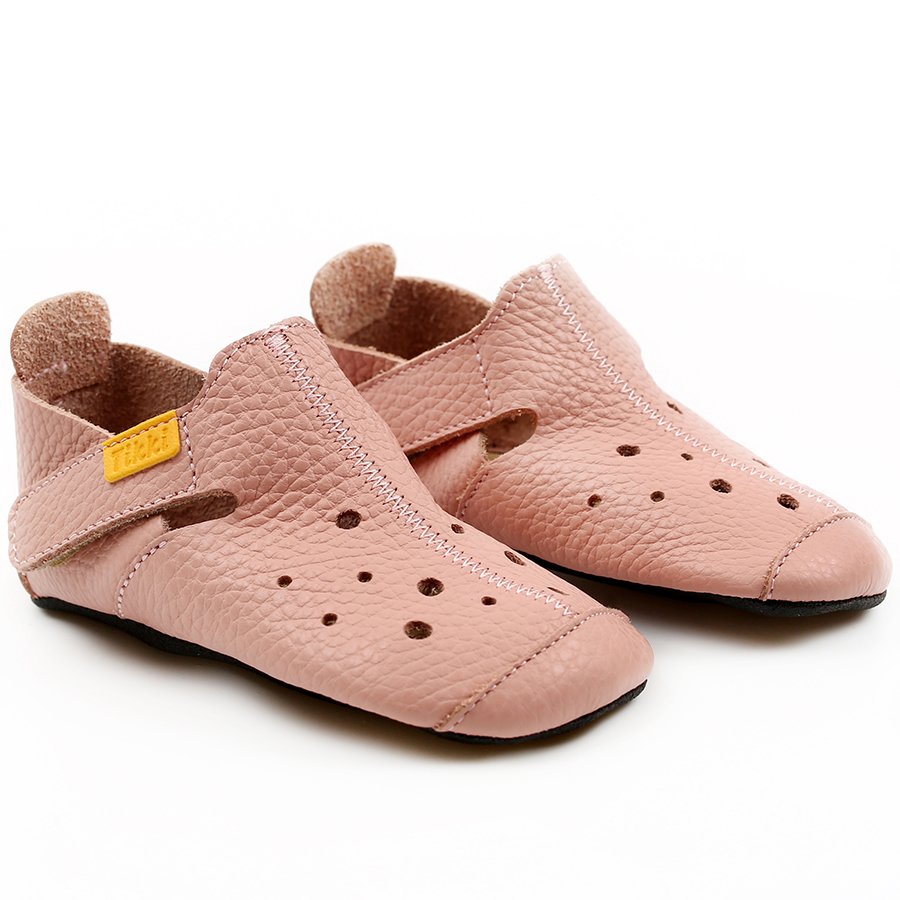 Chaussures Tikki ZIGGY V1 Leather Rose Bébé | UHG-64504282