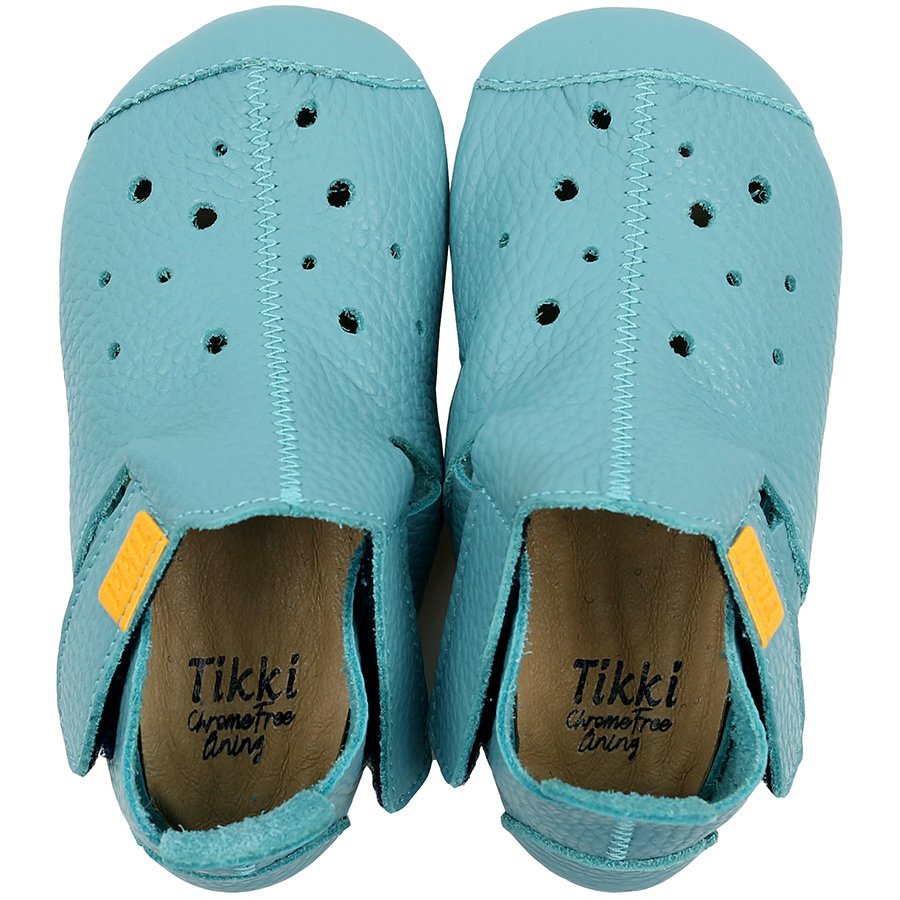 Chaussures Tikki ZIGGY V1 Leather Azure Bébé | OLV-53894815