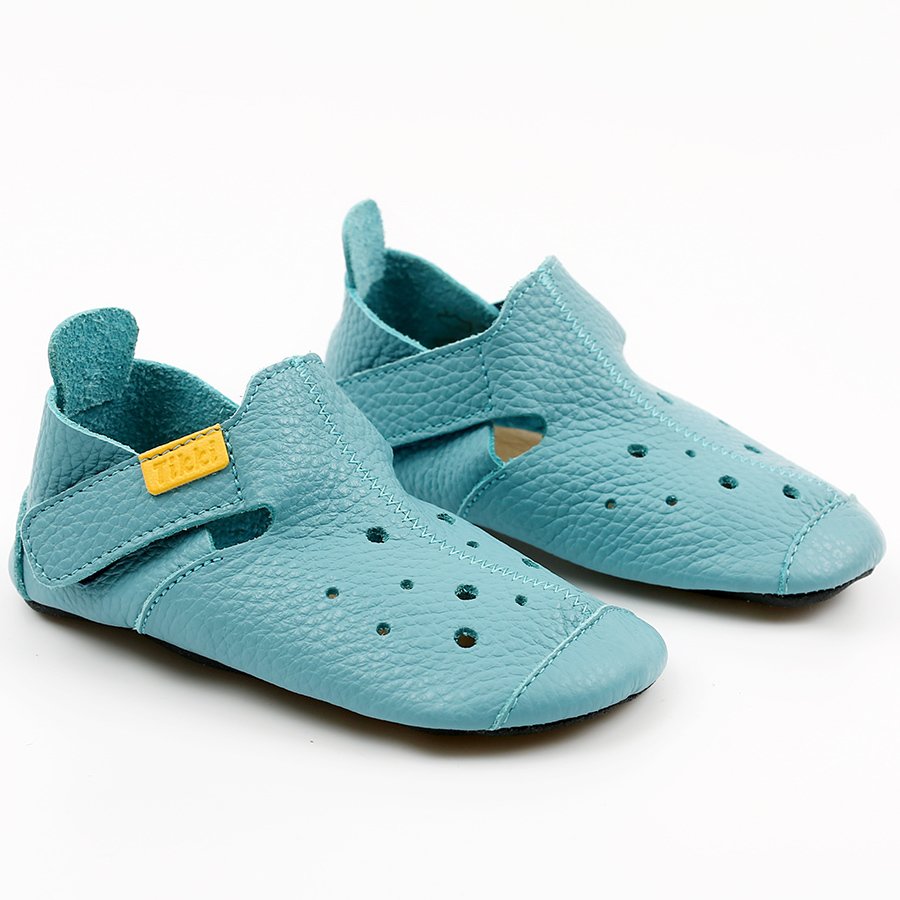 Chaussures Tikki ZIGGY V1 Leather Azure Bébé | OLV-53894815