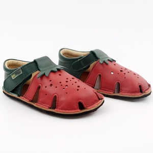 Sandales Tikki ARANYA Leather Strawberry Bébé | ACP-13335320