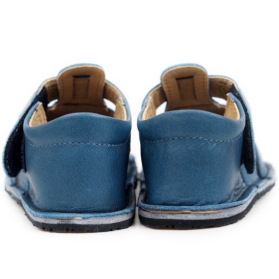 Sandales Tikki ARANYA Leather Blue Bébé | TKG-39667491