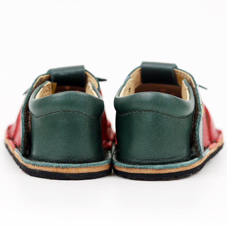 Sandales Tikki ARANYA Leather Strawberry Bébé | ACP-13335320